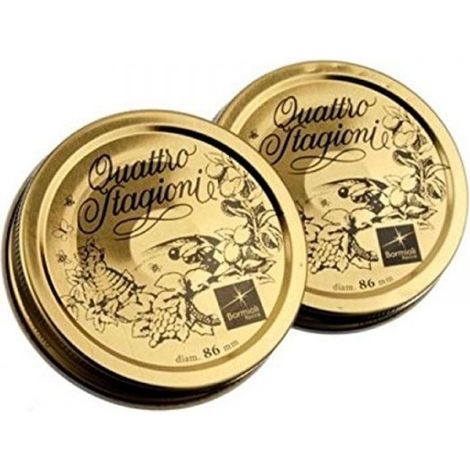 Bormioli rocco capsule quattro stagioni 86 mm, 2 pezzi
