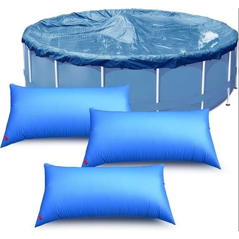Coussin Piscine Hivernage Rectangle 8×4ft, Flotteur Hivernage Piscine, Coussin Gonflable Hiver, Ballon Hivernage Piscine Hors Sol, Accessoires Piscine Bache Oreiller Piscine Antigel (1/5)