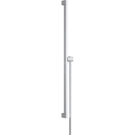 Hansgrohe Unica - Barre de douche 10 cm, avec flexible de douche, chrome 24403000 (1/2)