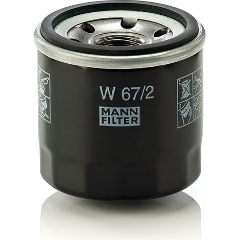 Filtro de aceite de motor de 54 mm, marca Mann Filter, número de pieza 1590632090. (1/3)