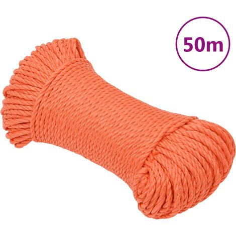 Cuerda de trabajo polipropileno naranja 3 mm 50 m (1/5)