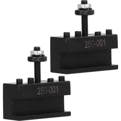 2 pièces porte-outil tournage dressage alésage piston coin fixation acier rapide 250-001 (1/5)