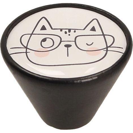 Pomo GD09, negro mate, cat. 2 (1/3)