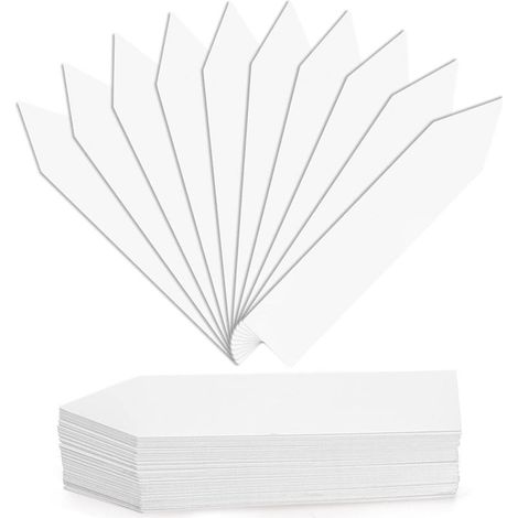 1000 étiquettes pour plantes de jardin (10 x 2 cm) avec noms de plantes écrits à la main