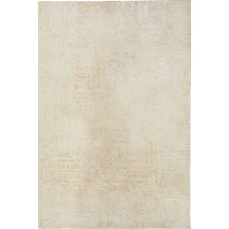 Tappeto row bianco caldo in materiale riciclato 150x200cm - Atmosphera créateur d'intérieur (1/3)