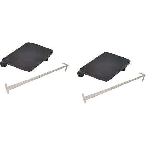 2x 51117246868 für F10 F11 F18 520I 528I 2011-2013 Frontstoßstangen-Abschlepphaken-Ösenabdeckung