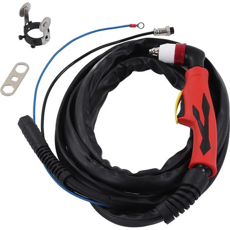 Torche de coupe plasma P80 haute efficacité, pistolet de soudage portable à manchon en caoutchouc, câble de 4 mètres, arc rapide (1/5)