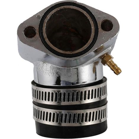 Adaptateur coudé en alliage d'aluminium pour carburateur de moteur de scooter GY6 150cc Go (1/3)