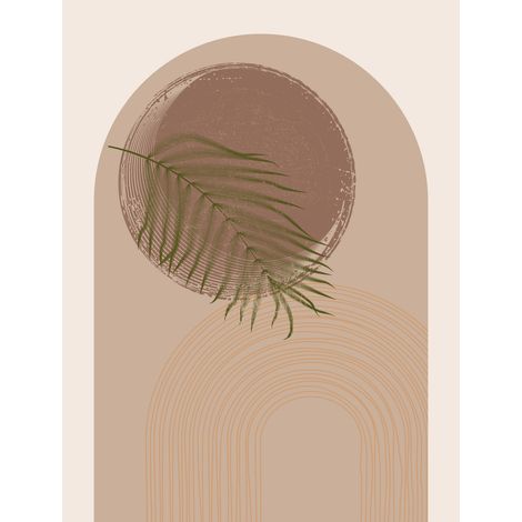 Papier peint panoramique - Boho - 194 cm x 255 cm (1/2)