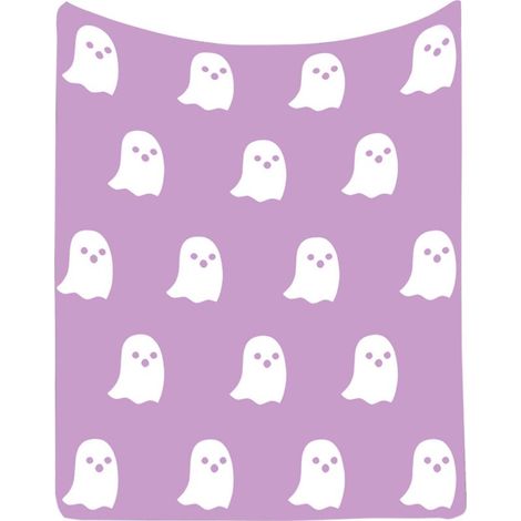 Couverture Flanelle Fantôme Halloween - 100 x 130 cm - Pour Canapé Lit Picnic Camping - 1 Pièce (1/4)