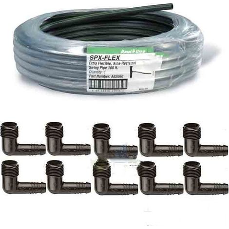 Rain Bird SPX-Flex Schlauch 30 m + 10 Bogen 16 mm x 1/2'' SBE075
