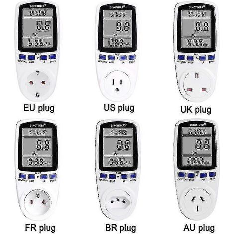 Moniteur de consommation d'énergie (watt/kWh) / Prise UE/AU-AquaForge (1/5)