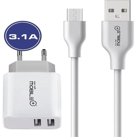 Cargador Doble con Salida USB 2.4A Energía Eficiente para tus Dispositivos Móviles  Oferta exclusiva