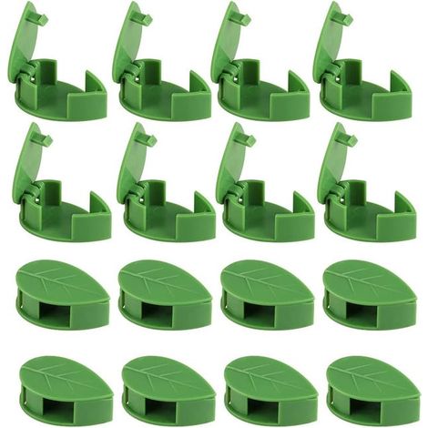 100 clips de soporte para plantas trepadoras, autoadhesivos, adecuados para plantas trepadoras de interior en paredes. (1/4)