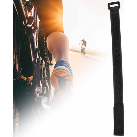 5 Stück Nylon-Klebeband Fahrradlenkerriemen Fahrrad-Luftpumpe Befestigungsseil (schwarz) (1/5)