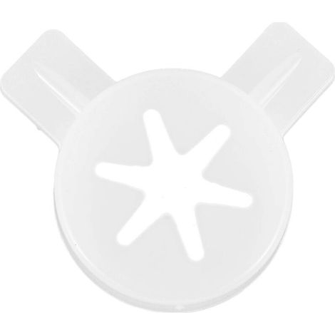 Ice Cream Machine Replacement Nozzle Head for Ice Cream Makers Snowflake Shape Ice Cream Dispensing 4.90X4.00X3.50CM 1Pack (1/5)