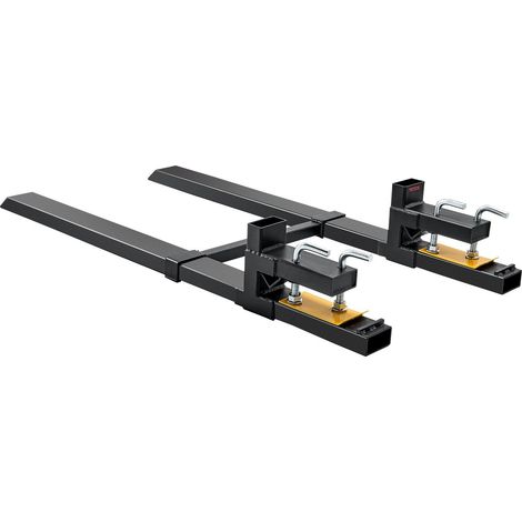 Fourches à palettes lourdes de 907,2 kg avec stabilisateur ajustable,109,2 cm,accessoires pour tracteur et chargeur (1/5)