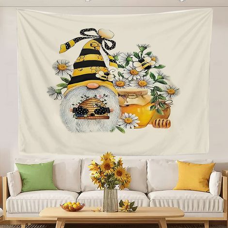 Tapisserie murale humoristique pour chambre de femme ou d'adolescente 100x75cm (1/5)