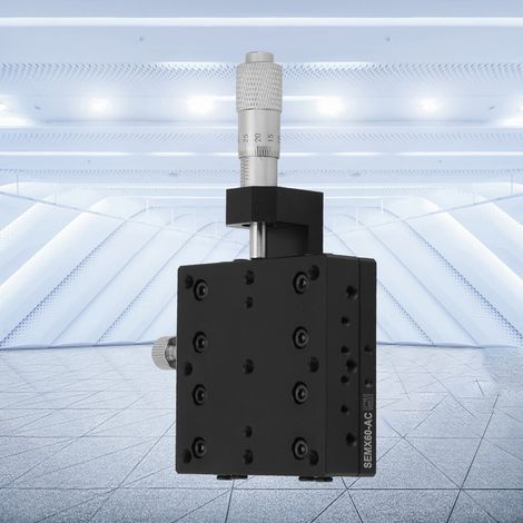 Réglage manuel FinE du micromètre X, platines linéaires de précision à rouleaux croisés 6060 mm (1/5)