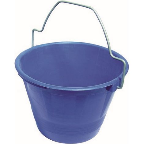 10PZ CARDARELLA IN PLASTICA ANTINFORTUNISTICA Lt. 12 Ø cm. 36 - Blu