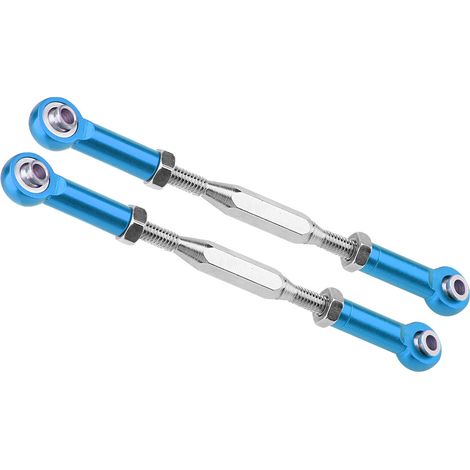Tiges de direction en aluminium pour Traxxas Slash 1/10, pièces de rechange RC (Bleu) (1/5)