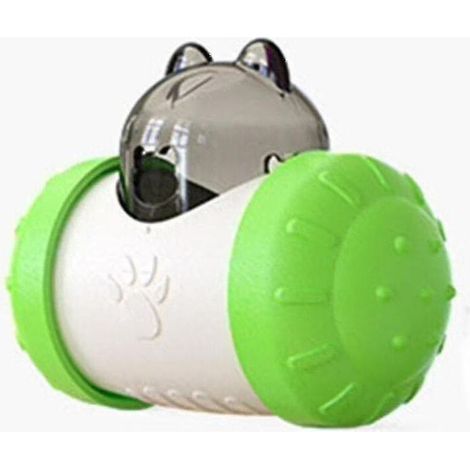Jouet amusant pour chien avec une roue qui tourne, distribue des friandises, interactif et écologique. (1/3)
