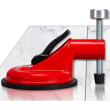 Ventouse pour installation de carrelage, puissance d'aspiration de 120 mm, nivellement de pierre de marbre et carrelage avec accessoires en acier inoxydable (1/4)