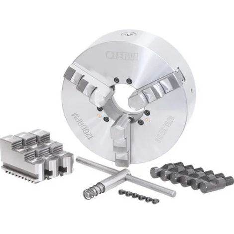 Fervi M078A/320/D1-8 Mandrino Camlock autocentrante di precisione a 3+3 griffe (1/4)