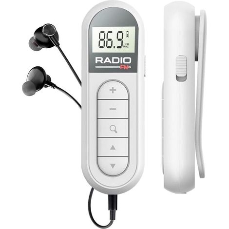 1 Pièce Cette radio FM portable, une radio transistor numérique de poche rechargeable avec une excellente réception, est idéale pour le jogging (1/5)