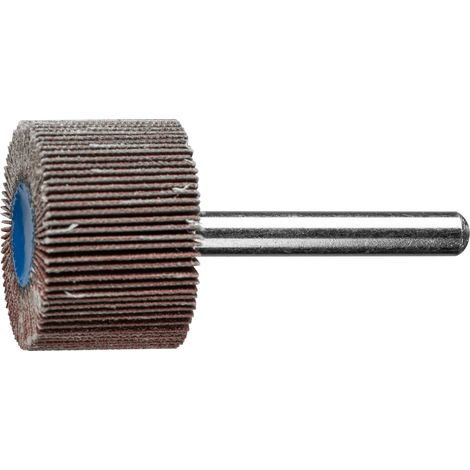 PFERD TOOLS Korund Fächerschleifer F Ø 30x20mm Schaft-Ø 6 mm A150 für Feinschliff und Finish 10 Stk
