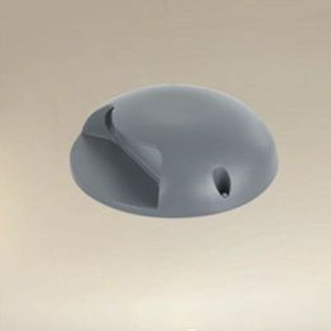 Trade Shop - Copy Of Mini Faretto Segnapasso A Led 4 Watt Rotondo Grigio Ip20 Luce Fredda 6500k 33610 -