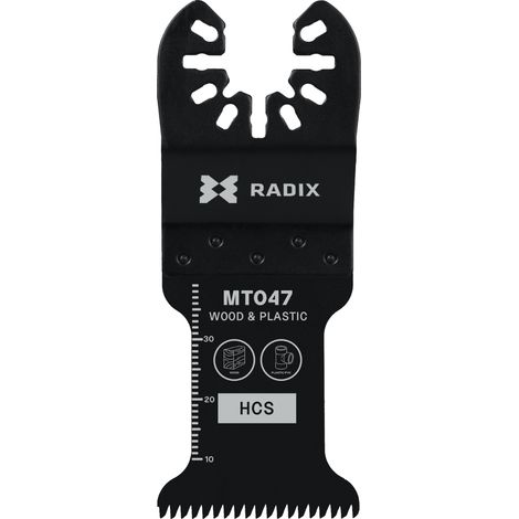Lame multitool - Radix - HCS - 40 x 34 mm - 18 dents (1,4 mm) fraisées (1/3)