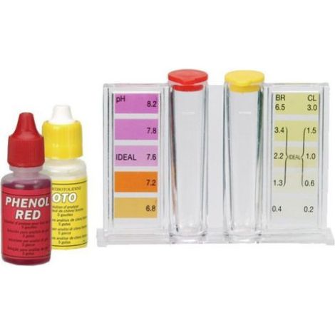 Test-kit per ph piscine liquidi in flacone chemical