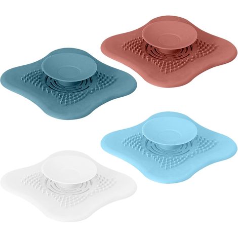 Bouchons d évier de cuisine filtre universels en silicone accessoires salle bain (1/5)