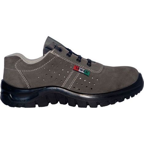 Chaussure de sécurité unisex anti-dérapante LEWER SCAMOSCIATE 3101 S1P CLASSIC  Taille: 47