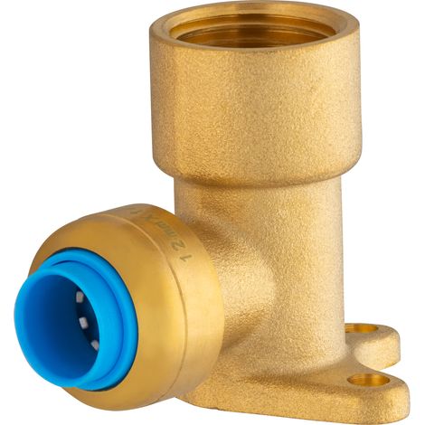 Conector automático universal cotovelo aplicado TOUT PUSH Ø12 Hembra (1/2) (1/4)