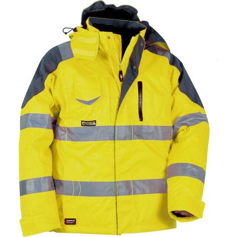 Cofra Winter-Warnschutzjacke wind- und wasserdicht orange 52
