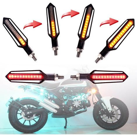 Clignotants + Feux STOP LED défilant Moto séquentielle NightX V3.0 (1/5)