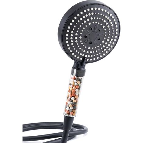 Pommeau de Douche avec Tuyau 1,6m Filtre Visible Transparent (1/5)