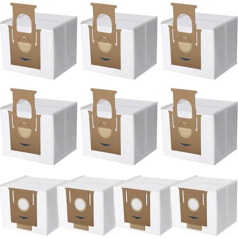 [NON UTILIZZATO] 10 sacchetti per aspirapolvere compatibili con ECOVACS DEEBOT N8+ N8 Pro N8 Pro+, T8 T8+ T8 AIVI T8 AIVI+ T8MAX T8Power, T9 T9+, DX93 DDX96, accessorio per sacchetto filtro di ricambi