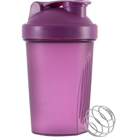 Bouteille shaker avec boule de fouet métallique, bouteille de shake protéiné (1/5)