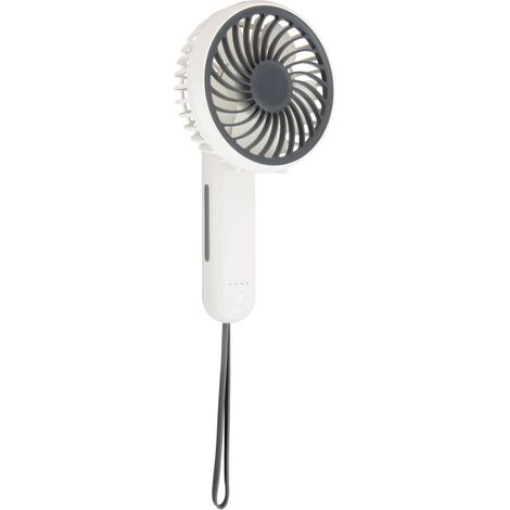 Mini ventilateur à main portable Ø10 cm 2.5W - blanc - Voltman (1/5)