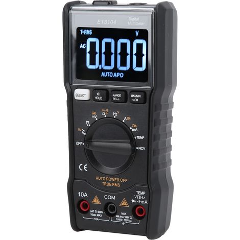 ET8104 Multifunktions-Intelligentes digitales Mini-Strom-, Spannungs- und Widerstandsmessgerät (1/5)