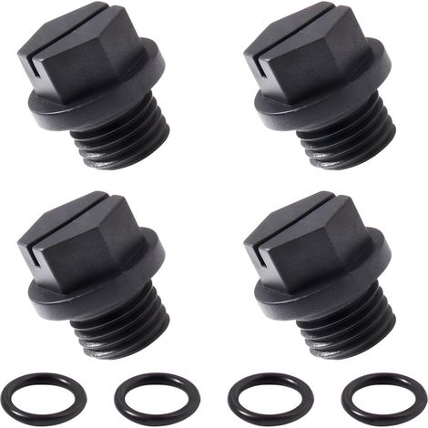 APEX Lot de 4 bouchons de tuyau de pompe de piscine avec joints toriques, compatibles avec les pompes de nettoyage de piscine Hayward, bouchons de vidange de rechange de précision avec joints toriques