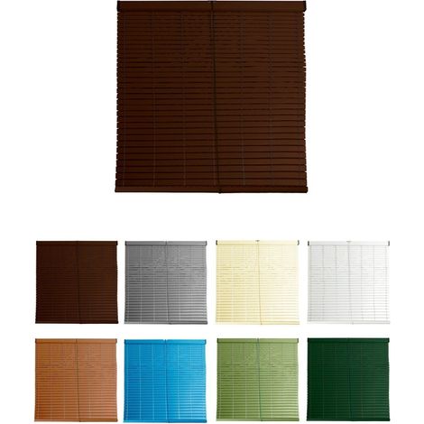 Persiana de PVC Alicantina con Polea Metálica Persiana Enrollable Estor Enrollable para Ventanas, Puertas, Salón y Cocina