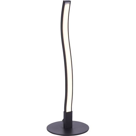 Lampe table WAVE noire ondulée LED 3,6W Just Light (1/5)