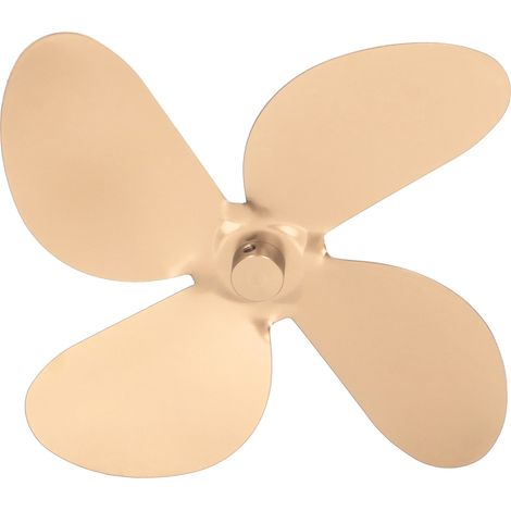 Ventilateur de Hotte 4 Hélices en Aluminium avec Clé Allen et Boulons de Rechange Dorés (1/5)