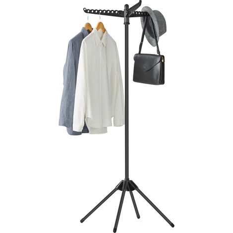Étendoir à Linge, 3 Bras rotatifs, Acier, Hauteur 150 cm (1/5)