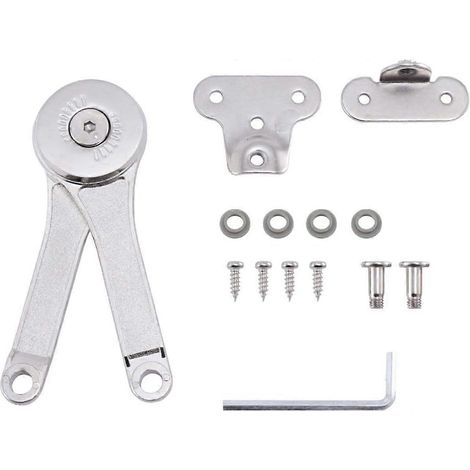 Barre de support réglable NUOBESTY pour portes de placards et d'armoires, rotative (1/5)