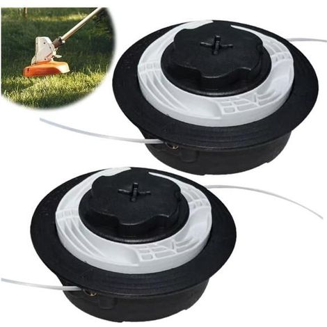 2 Stück AutoCut C6-2 Mähkopf für Stihl FS38 FS40 FS50 FSE81, AutoCut C6-2 Schnittkopf, Fadenkopf für Trimmer (1/5)